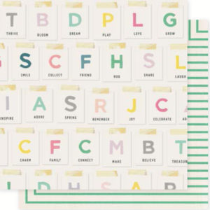 Maggie Holmes Collection - Bloom - 12 x 12 Double Sided Paper - Together