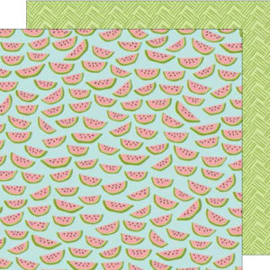 Dear Lizzy - Happy Place 12 x 12 Pattern Paper Wild Watermelon