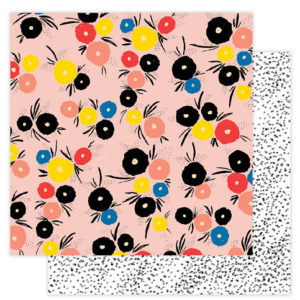 Studio Calico - Seven Paper - Goldie Collection - 12 x 12 Double Sided Paper - Paper 01