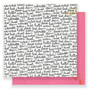 Cute Girl Collection - 12 x 12 Double Sided Paper - Sisters