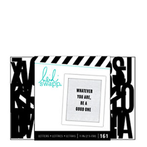 ALPHABET - HS - LETTERBOARD - 1IN SANS SERIF BLACK (161 PIECE)