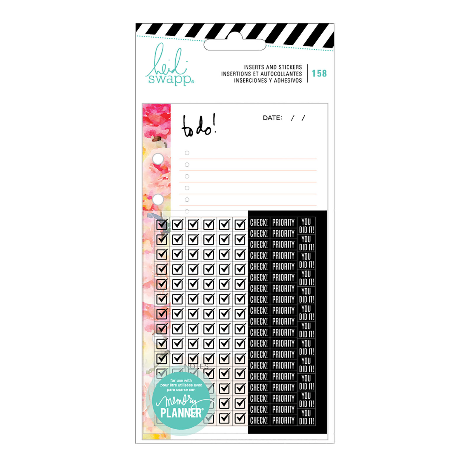 Heidi Swapp Memory Planner 2017 – Inserts with Stickers To Do ...