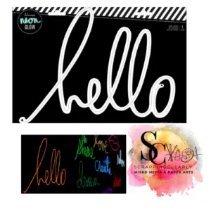Heidi Swapp Neon Wall Word – HELLO