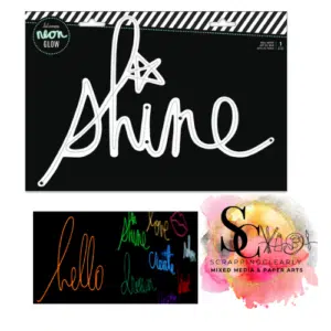 Heidi Swapp Neon Wall Word –SHINE