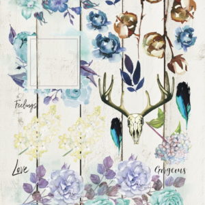 13 Arts BLUE MAGNOLIA Elements A4