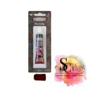 Prima Finnabair Art Alchemy Antique Brilliance - Fire Ruby