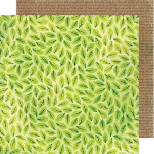 Scattered Leaves Vicki Boutin Color Kaleidoscope Dbl-Sided Cardstock 12"X12"