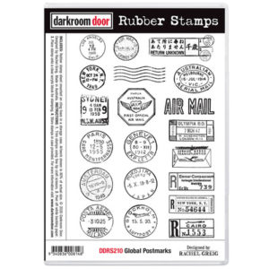 Darkroom Door Rubber Stamp Set - Global Postmarks