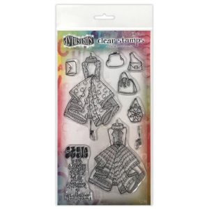 Dyan Reaveley's Dylusions Couture Stamp Set - Ladies who Lunch Duo