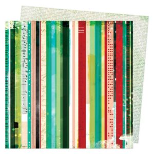 Vicki Boutin Warm Wishes Double-Sided Cardstock 12"X12" - Holly Jolly