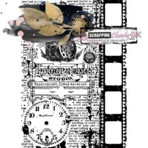Tim Holtz Cling Stamp 2.5"X3.5" - Photograph
