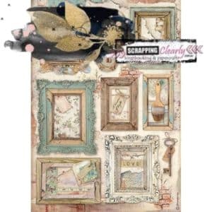 Stamperia Rice Paper Sheet A4 - Frames, Atelier Des Arts