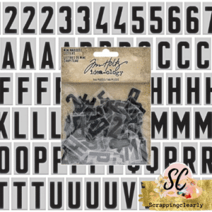 Tim Holtz Idea-Ology Mini Marquee Letters 144/pkg