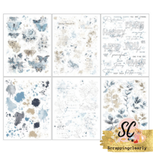 Vintage Artistry Serenity Rub-Ons 6"X8" 6/Sheets