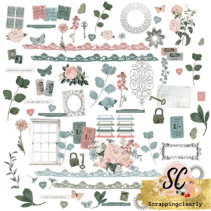 49 and Market Vintage Artistry - Tranquility Laser Cut Outs