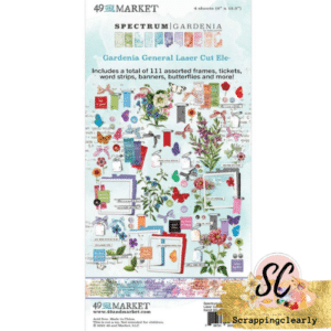 49 & Market Spectrum Gardenia Laser Cut Outs