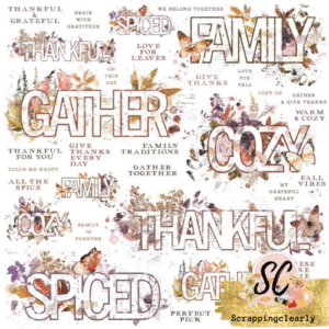 ARToptions Plum Grove Sentiments Rub-Ons 12"X12" 1/Sheet