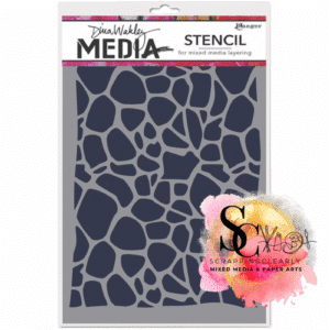 Dina Wakley Media Stencil - Cellular