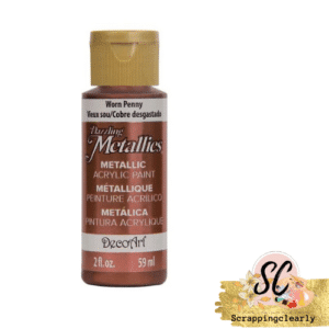 DecoArt Dazzling Metallics 2oz - Worn Penny