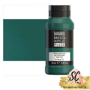 Liquitex Basics Fluid Acrylic Paints - 118ml Phthalocyanine Green