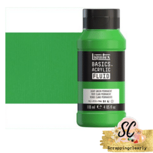 Liquitex Basics Fluid Acrylic Paints - 118ml Light Green Permanent