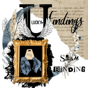 LUCKYfindings Seam Binding Ribbon - Deep Grey
