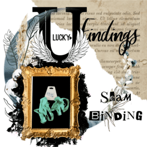 LUCKYfindings Seam Binding Ribbon - Moss Green