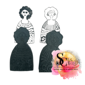 ArtFoamies Marylinn Kelly | Friends Forever | Foam Stamps - Set of 2