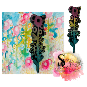 ArtFoamies Kae Pea | Flower Tower | Foam Stamp
