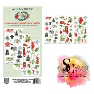 49 And Market Evergreen Season Essentials Rub on Transfers