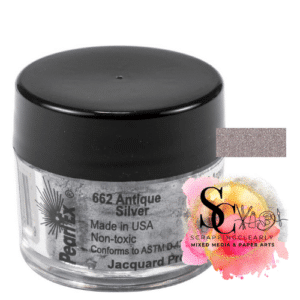 Jacquard Pearl Ex Powdered Pigment 3g - Antique Silver