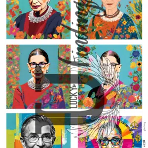 LUCKYfindings Imagery Sheet - ginsburg