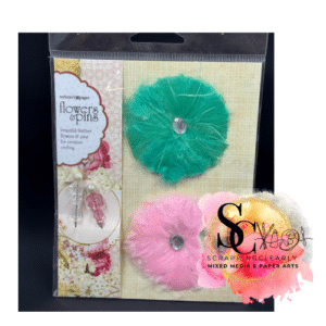 Websters Pages Flower Pins - Winter Fairy Tales