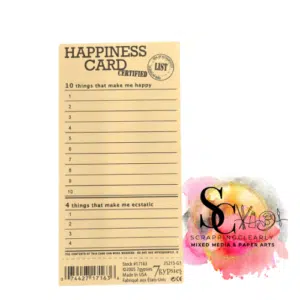 7 Gypsies 97% Complete Tags - Happiness Card