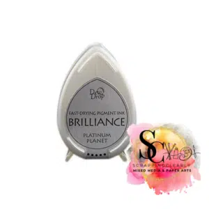 Memento Ink Pad Dew Drop Brilliance - Platinum Planet
