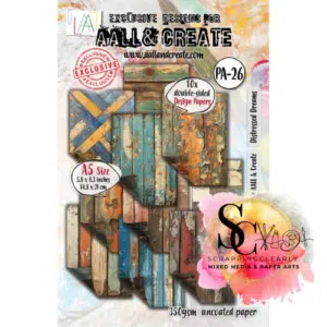 AALL And Create Design Double-Sided Cardstock A5 10/Pkg - Distressed Dreams