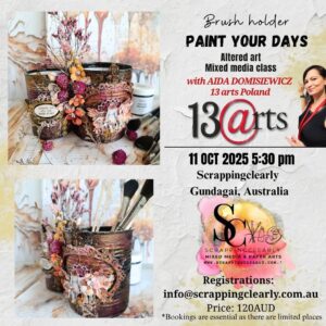 Paint Your Days - Altered Art Mixed Media Face to Face Class
