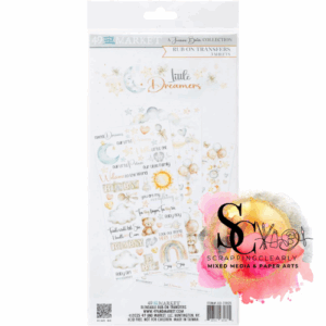 49 And Market Little Dreamers Rub-on Transfer Set
