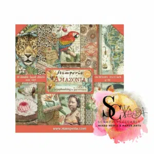 STAMPERIA AMAZONIA - 12" paper pack - 10 pcs