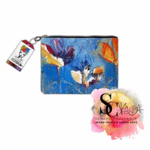 Dina Wakley Media Printed Pouch 7"X9"