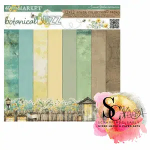 49 and Market Botanical Buzz - 12 x 12 Solids Collection Pack