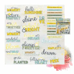 49 And Market Botanical Buzz Chipboard Set