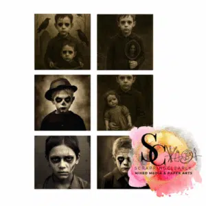 LUCKYfindings Imagery Sheet - haunting boy