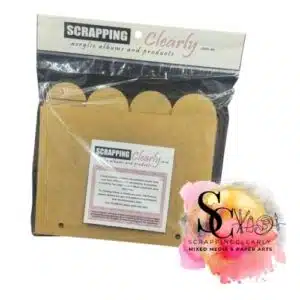 Scrapping clearly Acrylic Albums - Small Scallop