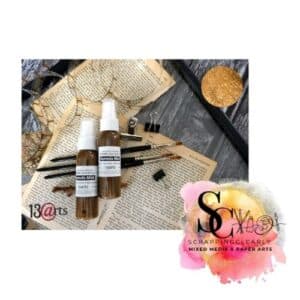 13 Arts - Ayeeda Mist Pastel Old Gold