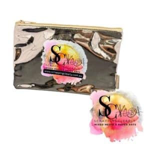 Scrappingclearly Pencil Case - Rose Gold Mirror