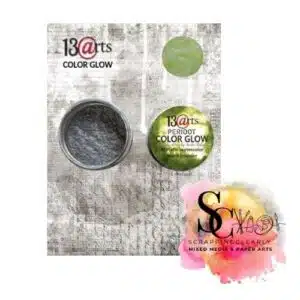 13 Arts Peridot Color Glow - Metallic Watercolor