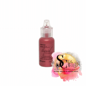 Ranger Liquid Pearls Dimensional Pearlescent Paint .5oz - Red Geranium