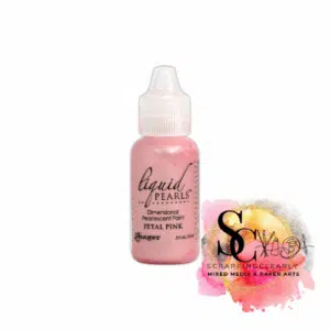 Ranger Liquid Pearls Dimensional Pearlescent Paint .5oz - Petal Pink