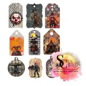 LUCKYfindings curiosities - carnival of shadows 9 pcs